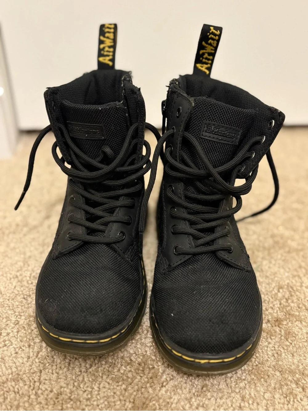 Dr. Martens Junior Combs Extra Tough Poly Casual Boots Unisex Size 13